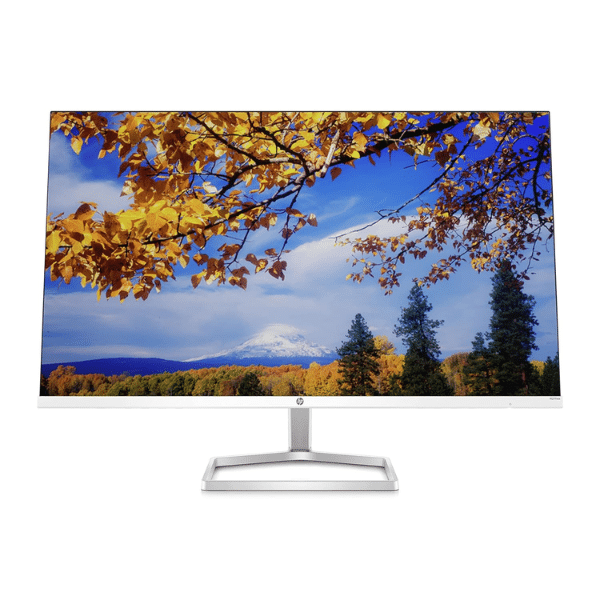 HP M27fw 27-Inch(68.6cm) Eye Safe Certified 1920 x 1080 Pixels Full HD IPS 3-Sided Micro-Edge LED Monitor, 75Hz, AMD FreeSync with 1xVGA, 2xHDMI 1.4 Ports, 300 nits, in-Built Speakers, Silver