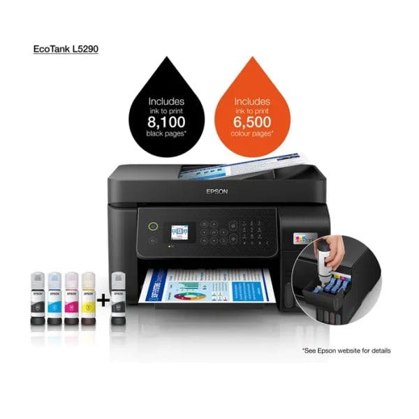 Epson EcoTank L5290 4-in-1 Office Ink Tank Printer - Image 2